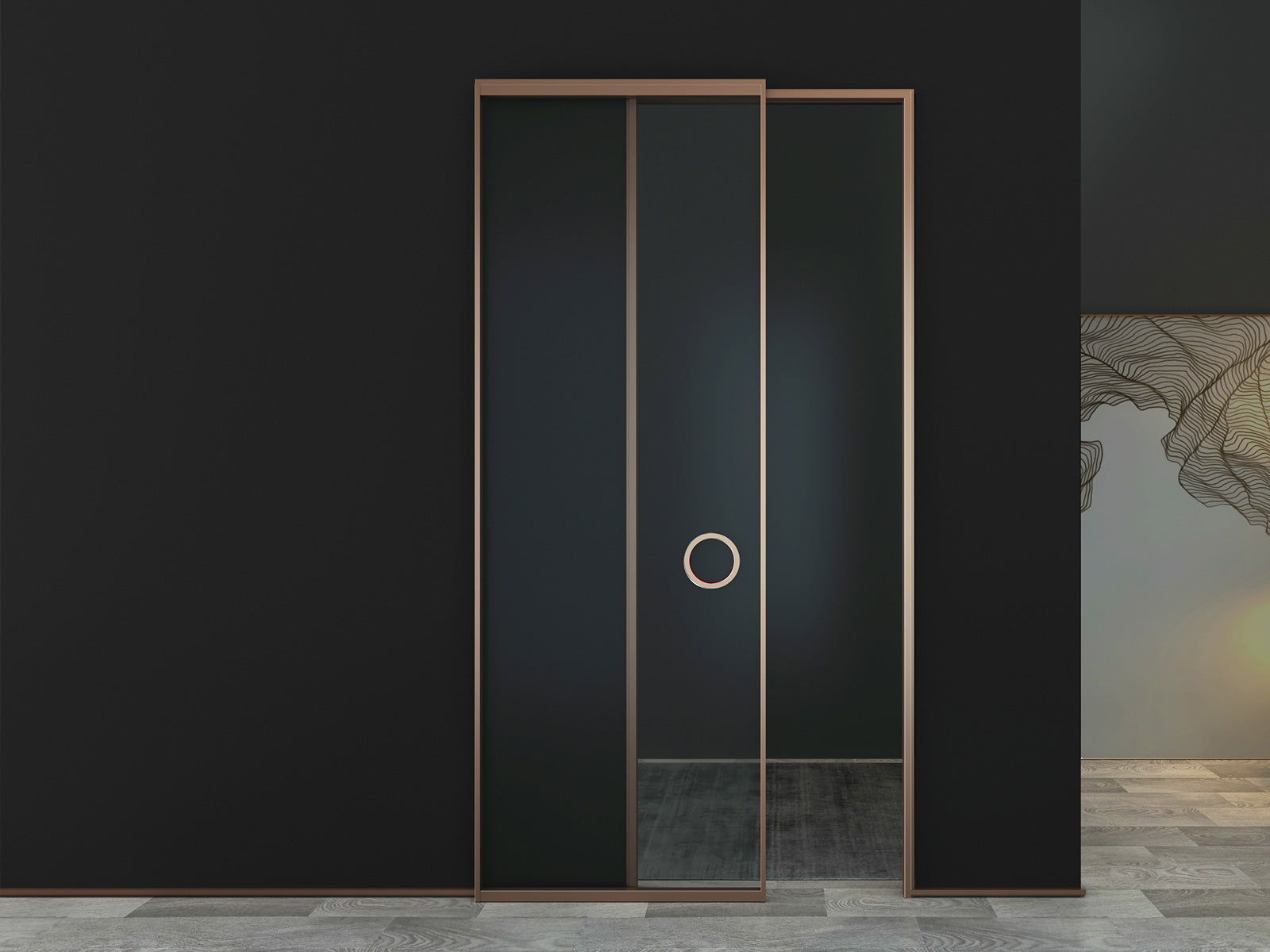 Ghost Door - Aluminum Single-Glass